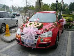 結婚式の車